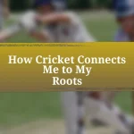 How Cricket Connects Me to My Roots