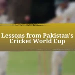 Lessons from Pakistan’s Cricket World Cup